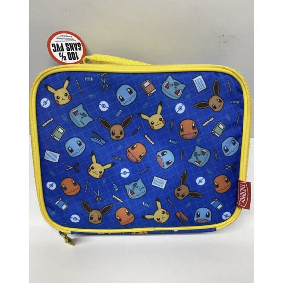 Thermos Other New Pokemon Pikachu Squirtle Eevee School Soft Lunch